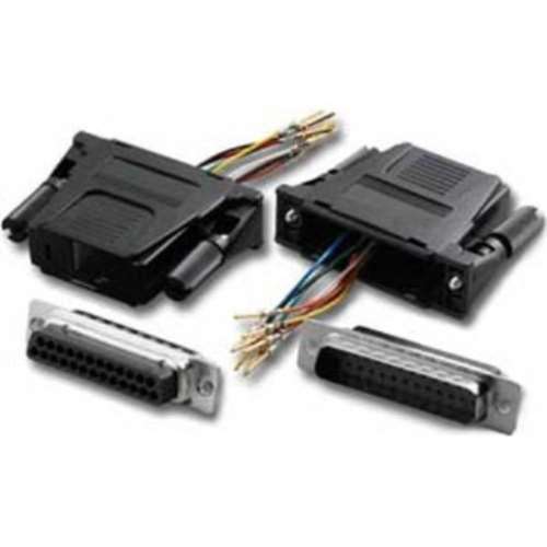 DB25/M TO RJ45 1PC MOD ADPT BLACK (ADM-25M8-BK)