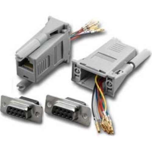 DB9/F TO RJ-45 1PC MOD ADPT GRAY (ADM-9F8-GR)