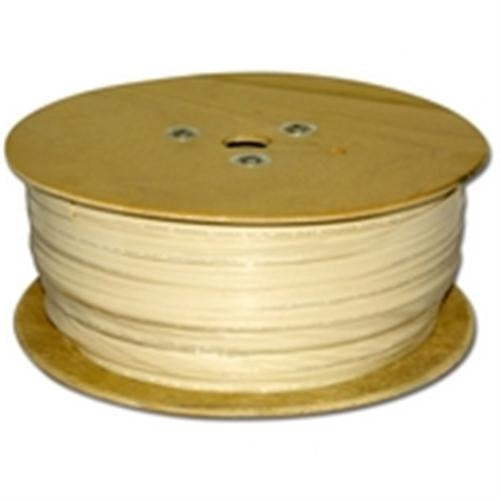 FLAT 16 WHITE SPEAKER DUPLEX 16AWG 500ft (AKS-16FWH-500)