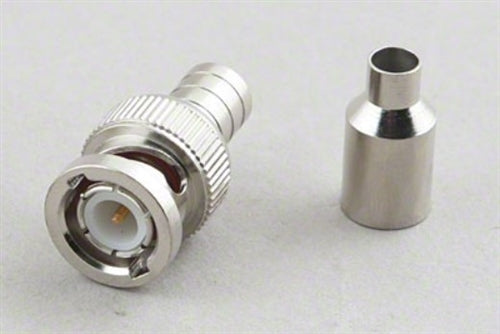 FOR RG58/U PLENUM 2-PIECE CRIMP PLUG (BNC-3075)