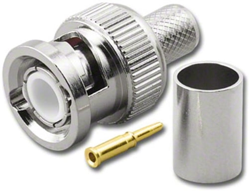 FOR RG6/U 3-PIECE CRIMP PLUG (BNC-7023)