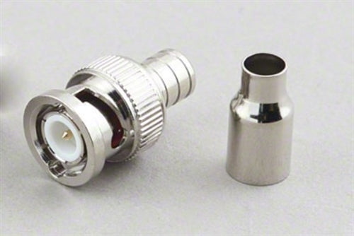 FOR RG-58A/U 2-PC CRIMP PLUG (BNC-7072A)