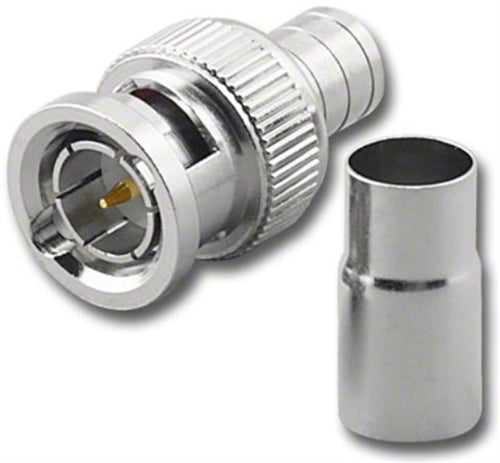 FOR RG-6 75 Ohm 2-PIECE CRIMP PLUG (BNC-7073-75)