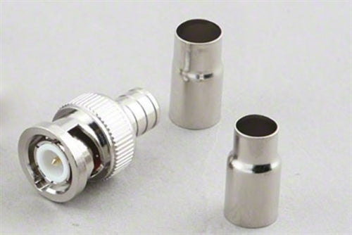 BNC FOR RG-6 PLENUM 2pcs CRIMP PLUG (BNC-7073T)