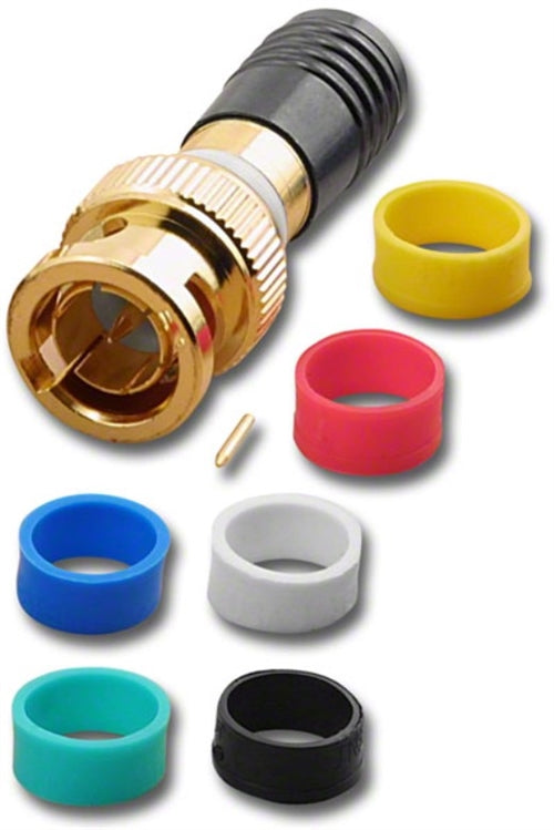 75 Ohm W-SEAL BNC PLUG FOR MiniCoax (20276) (BNC-7077WS)