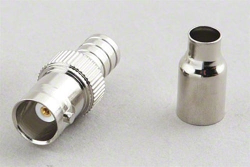 FOR RG-58 PLENUM 2-PC CRIMP JACK (BNC-7172A)