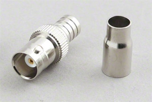 FOR RG-6 PLENUM 2pcs CRIMP JACK (BNC-7176)