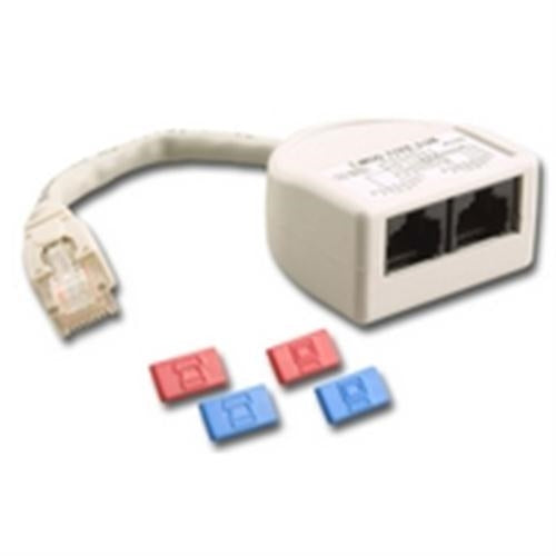 2 ENTHERNET JACK T-MOD DUPLEX ADAPTOR (DC-101T-8E2)