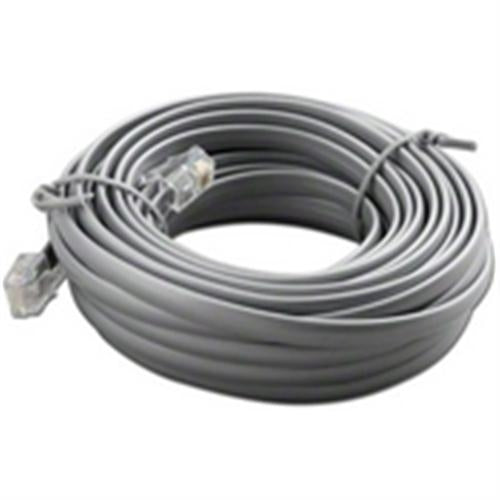DATA PATCH CORD 6C S-TH 25' SILVER SATIN (DC-506S-25SV)