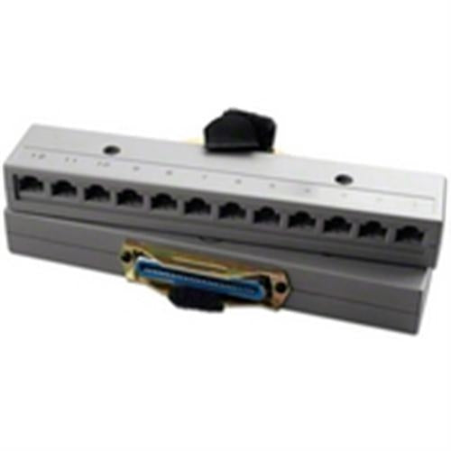 HARMONICA JACKS 12PORT FEMALE TELCO 10BT (DC-HJ-12P8CF-10BT)