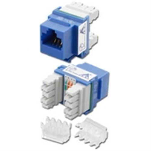 CAT6 CHNL 110 BACK TERM BLUE MOD JACK (DC-VC6-K8-BL)