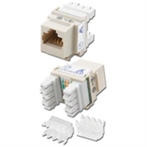 CAT6 CHNL 110 BACK TERM IVORY MOD JACK (DC-VC6-K8-IV)
