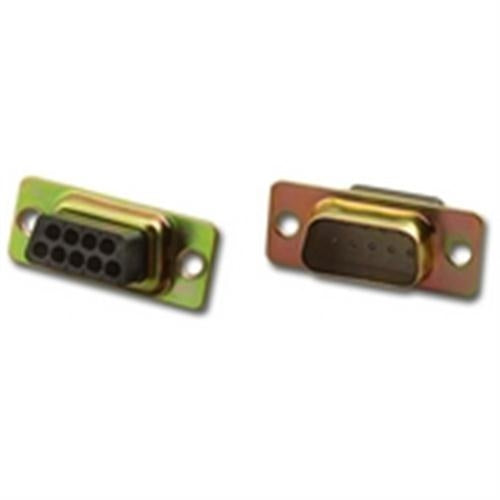 "D-SUB 9PIN/M CRIMP HOUSING, ZINC-PLATED" (DH-9HP)