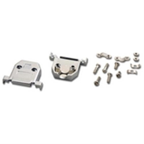METALIZED PLASTIC COVER FOR 15PIN D-SUB (DN-15C)