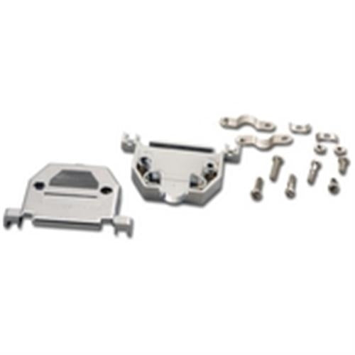 METALIZED PLASTIC COVER FOR 25PIN D-SUB (DN-25C)
