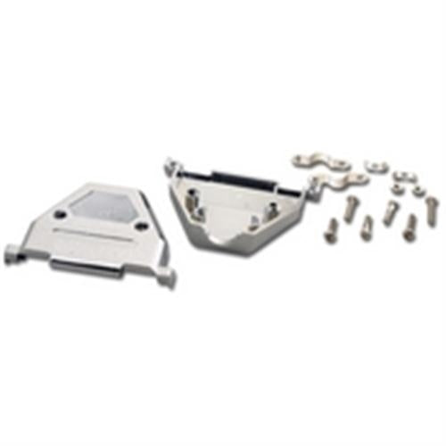 METALIZED PLASTIC COVER FOR 37PIN D-SUB (DN-37C)