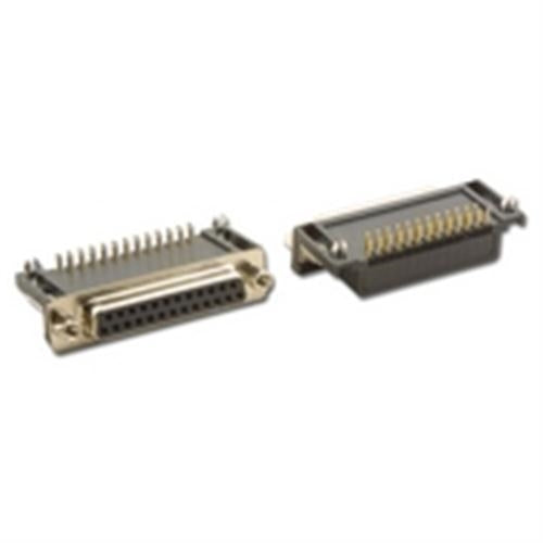 .590" FtPrnt 25PIN/F D-SUB Rt.ANGLE PCBM (DRB-25SL)