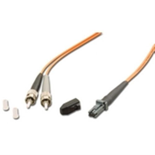 FIBER CORD MTRJ/ST DUPLEX MULTI MODE 1M (FOP-MTST-MM-1)