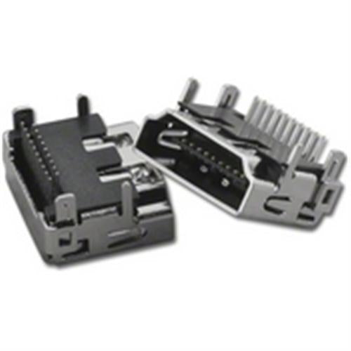 HDMI 19pin FEMALE 90 DGR THRU HOLE (HDI-19SR)