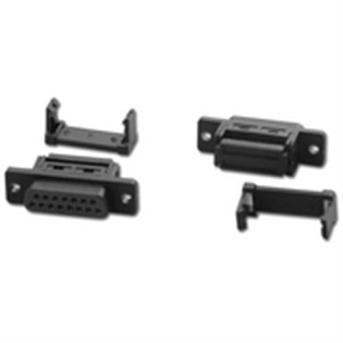 DC DB15/F BLACK PLASTIC SHELL (IDC-15F-BK)