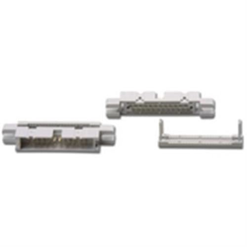 IDC 24 PIN HEADER WITH MOUNTING FLANGES (IDM-24E)