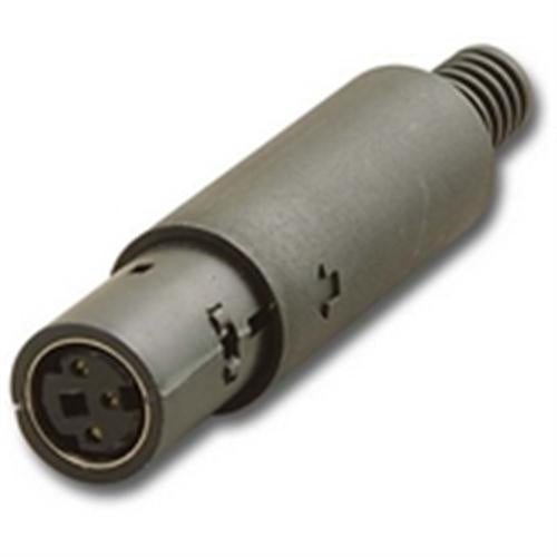 MINI DIN FEMALE CONNECTOR 3 PIN SOLDER (MD-3S)