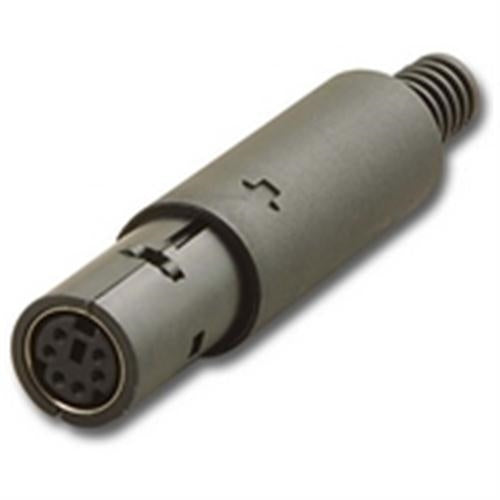 MINI DIN FEMALE CONNECTOR 6 PIN SOLDER (MD-6S)