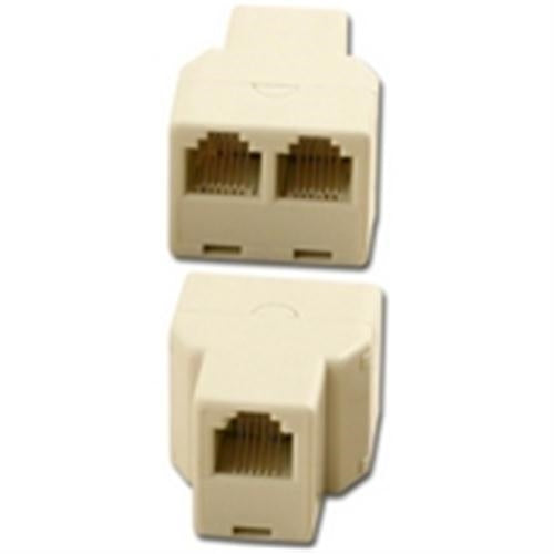 MODULAR Y JACK ADAPTOR 3 6P6C JACKS (PT-101J-666)