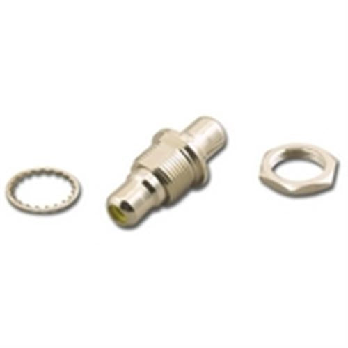 J-J BULKHEAD FEEDTHRU W/ RED (RCA-6192YW)