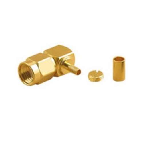 FOR RG-58 Rt.ANG CRIMP PLUG REV.POL.SMA (RPA-2453P)