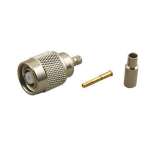 FOR RG-58 DUAL CRIMP PLUG REV.POL. TNC (RPT-3952P)