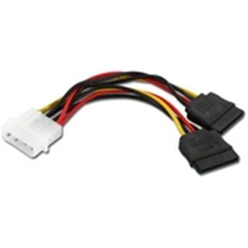 SATA POWER SOCKET X2(Y) TO P4 SOCKET (SAT-PWRX2)