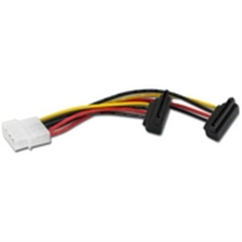 P4 SOCKET TO2XSATA POWER Rt.ANGL(90DGR) (SAT-PWRX2R)