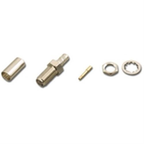 RG223/U BULKHEAD CRIMP JACK NICKLE BODY (SMA-2705N)