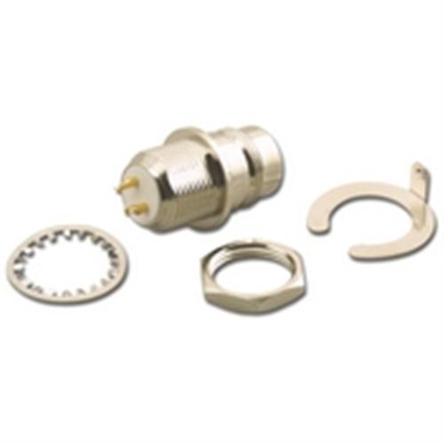 BULKHEAD RECEPTACLE JACK - SOLDER TYPE (TWX-3504)