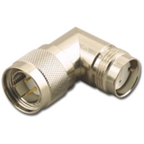 TWIN-AX MALE/FEMALE RIGHT ANGLE ADAPTOR (TWX-7516)
