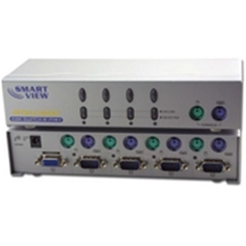 VIDEO K-BRD MOUSE ECON 4 TO 1 CPU SWITCH (VKM-E401)