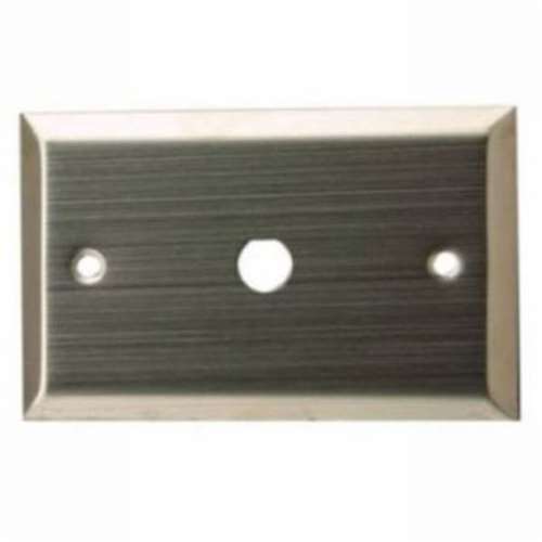COAX SINGLE HOLE WALL PLATE 1/2" dia. (WP-C-1H)