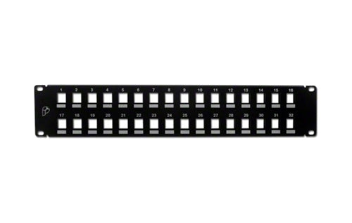 12 PORTS KEYSTONE 19" RACK MOUNT PANEL (WRP-KM-32)
