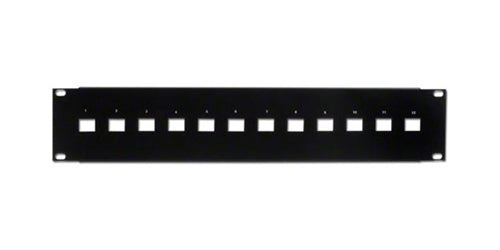 PANEL PLATE FOR KEYSTONE 12 PORT 3.5" (WRP-M-12)