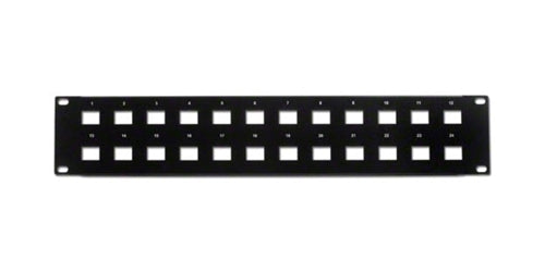 24 PORTS MODULAR WALL PLATE (2X12) (WRP-M-24)