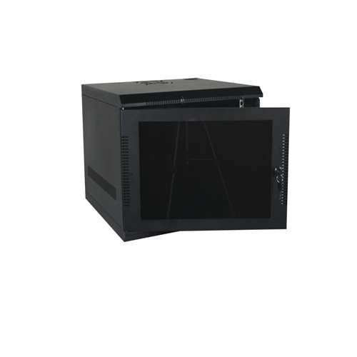 19" EZ-ASSEMBLY WALLMOUNT ENCLOSURE, 20.5W X 20"D, 7U, BLACK (questm_EZ19-07-02)