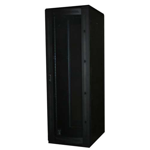7' 45 RMS 27.5" X 42" BLACK 740 SERIES FLOOR ENCLOSURE, KNOCKDOWN (questm_FE7419-45-02K)