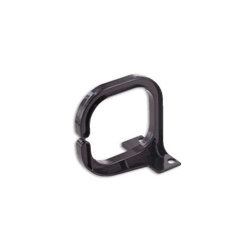 VERTICAL D-RING CABLE MANAGER, 34 CABLES, 1U, BLACK (questm_VD-00-034)