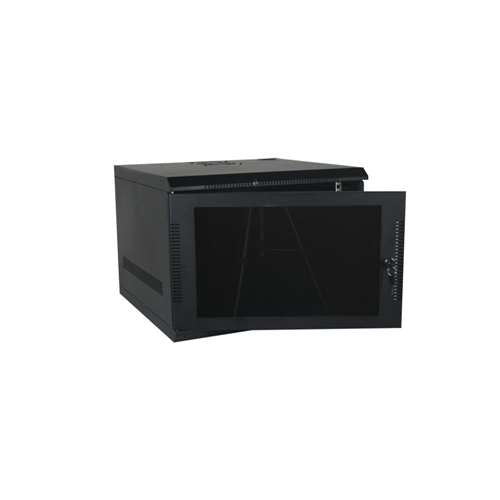 WALL ENCLOSURE, FRONT DOOR ACCESS, 15"H X 21"W X 20"D, 7U, BLACK (questm_WM1019-07-02)