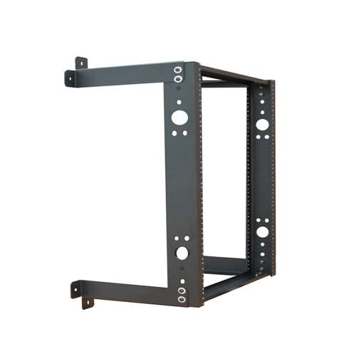 3FT OPEN FRAME WALL RACK, 12"D, 16U BLACK (questm_WR1928-16-02)