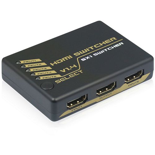 HDMI 5X1 AUTOMATIC SWITCH W/REMOTE, V2.0, 4K X 2K (questt_HDI-4251)
