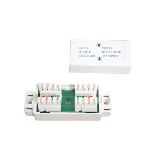 CAT5E INLINE UTP 110IDC CONJUNCTION BOX, WHITE (questt_NCB-5008)