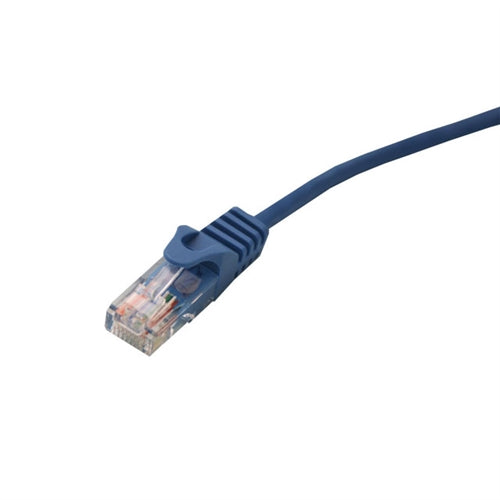 CAT6A CABLE, UTP SNAGLESS MOLDED BOOT, EIA568B, BLUE, 7FT (questt_NPC-3207)