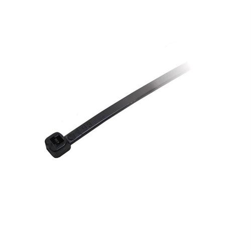 NYLON CABLE TIE, 18LB, 8", BLACK, 100PK (questt_NWT-8081)